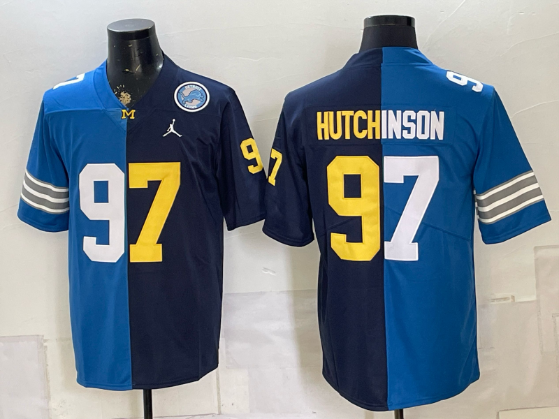 2026 Men Detroit Lions #97 Hutchinson Blue Nike Limited NFL Jersey 071->new york knicks->NBA Jersey